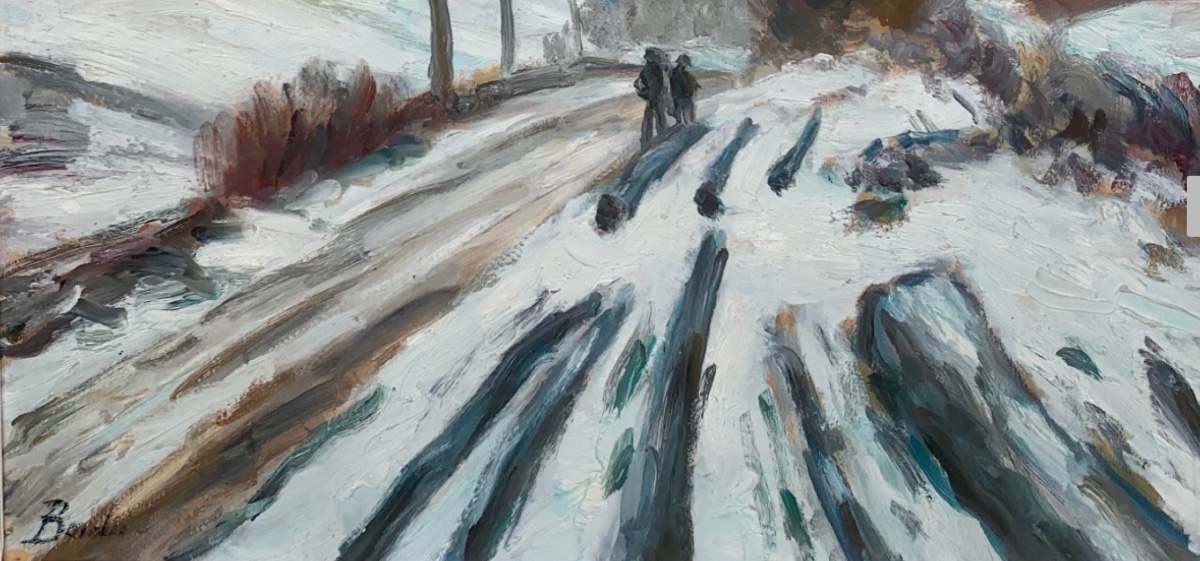 Winter Landscape Under The Snow. Léonard Bordes-photo-4