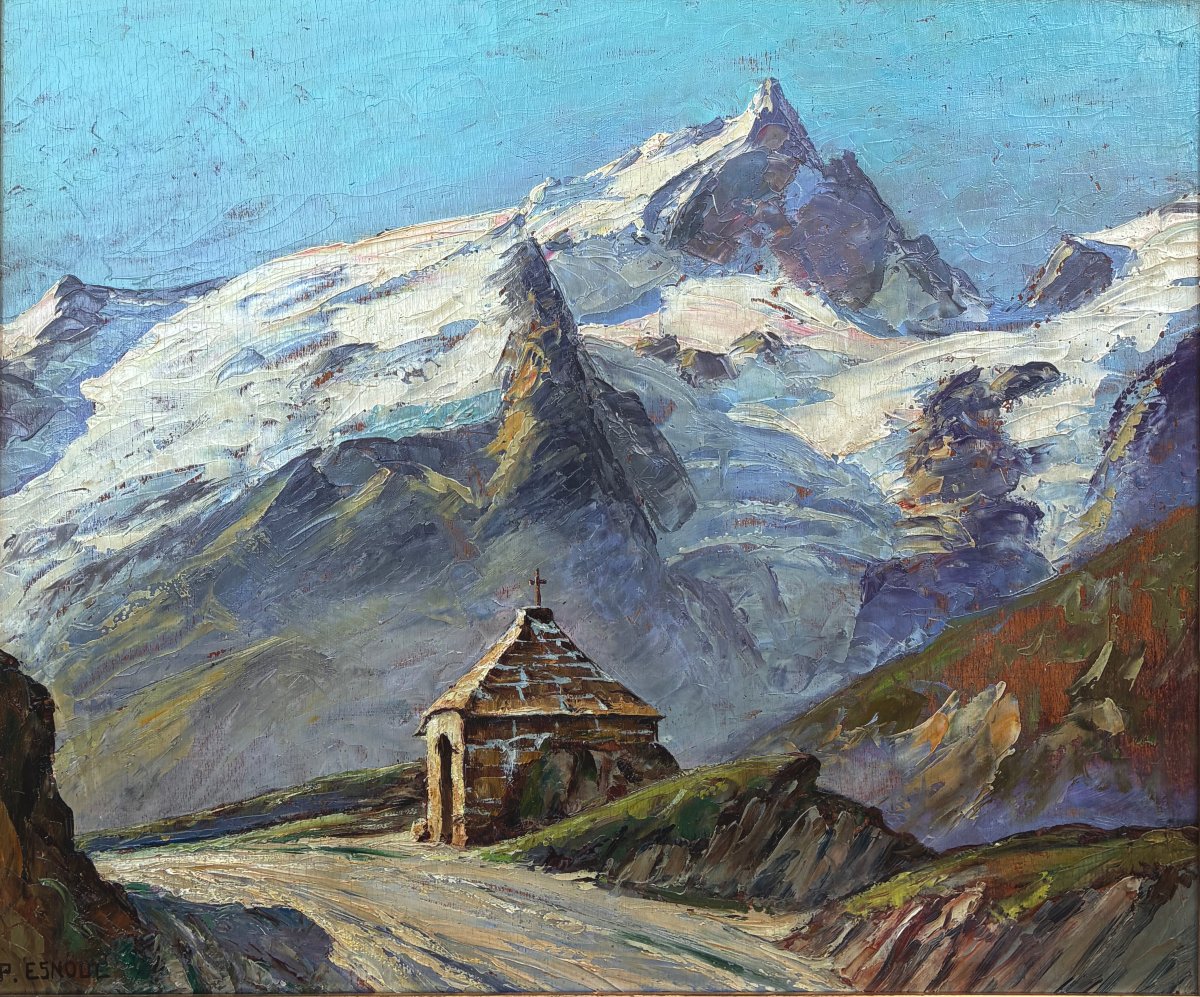 La Meije At The Chazelet Oratory; Paaul Esnoul