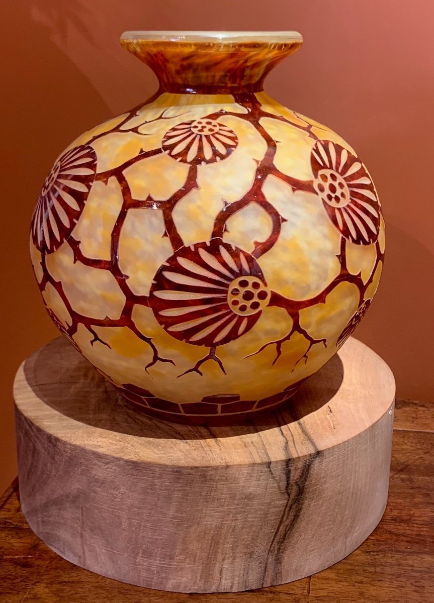 Vase Boule Le Verre Français-photo-2