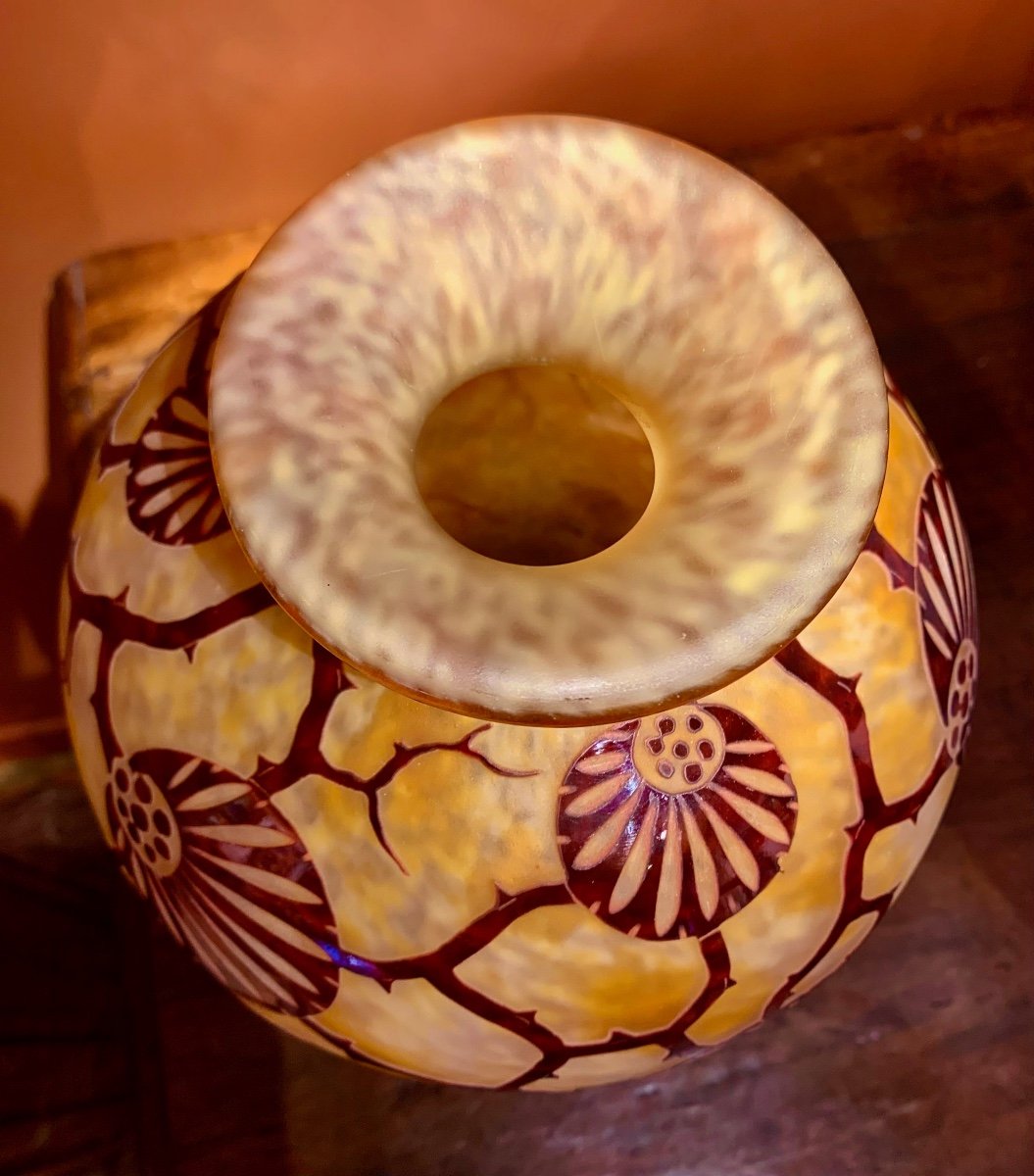 Vase Boule Le Verre Français-photo-2
