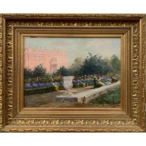 Elégantes au parc. Paul Ortiou.