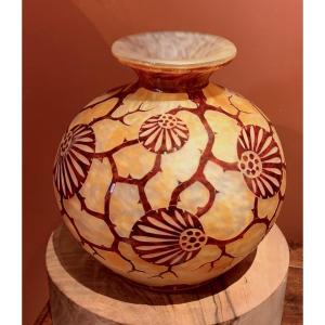 Vase Boule Le Verre Français