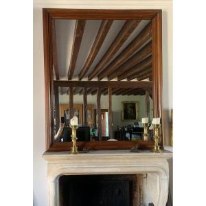 Walnut Framed Mirror