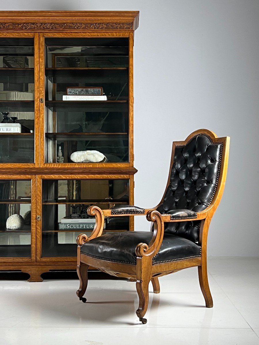 Vitrine En Chêne 1860-photo-1