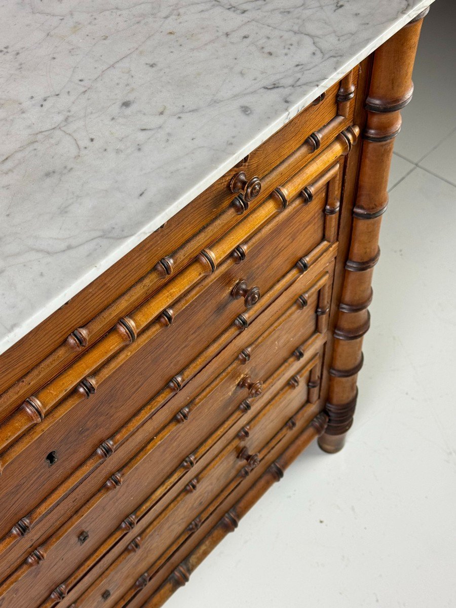 Faux Bamboo Commode-photo-3
