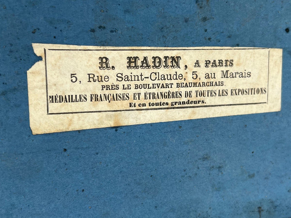 Enseigne Publicitaire En émail Pour Le Cognac Rouyer Guillet-photo-2