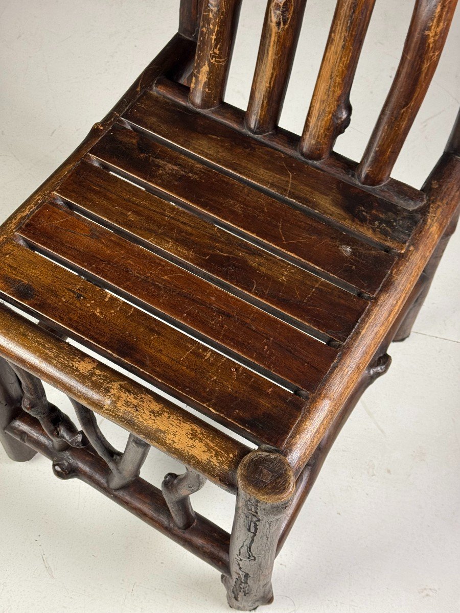Vintage Rustic Dining Chairs-photo-5