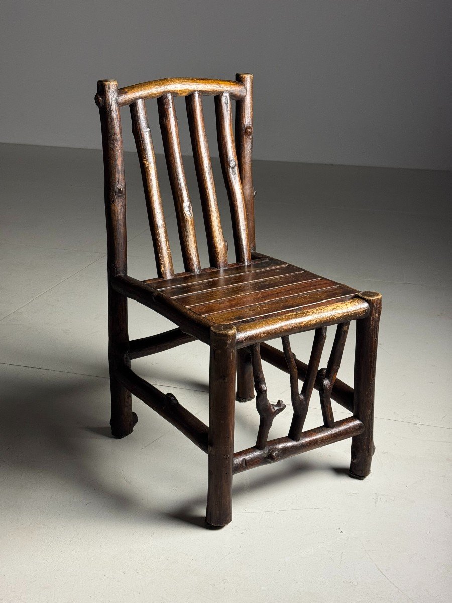 Vintage Rustic Dining Chairs-photo-6