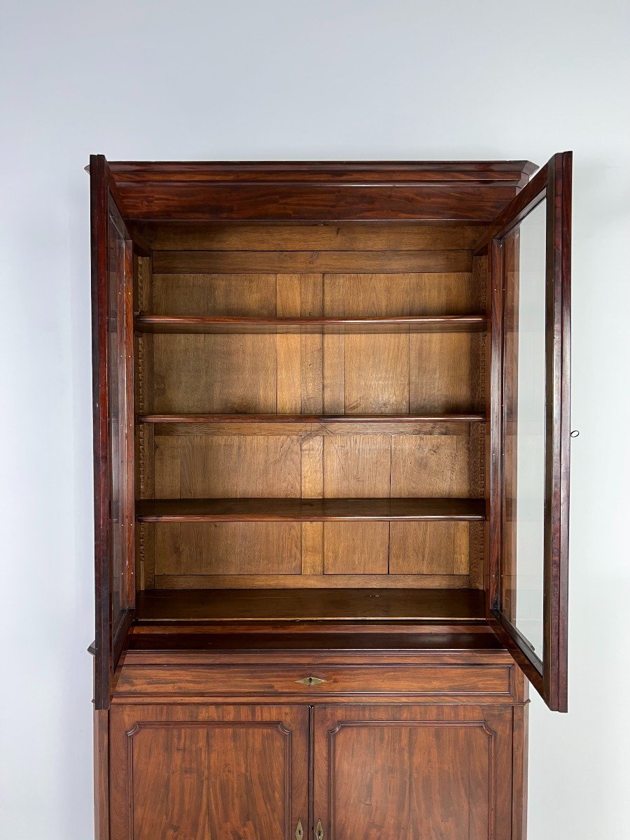 19th Century Mahogany Bookcase-photo-3