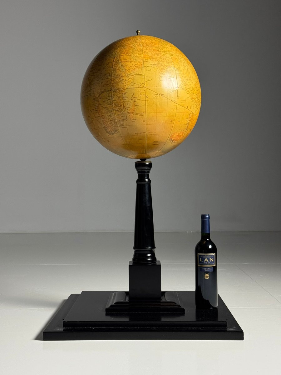 Large Globe In A Display Case-photo-3