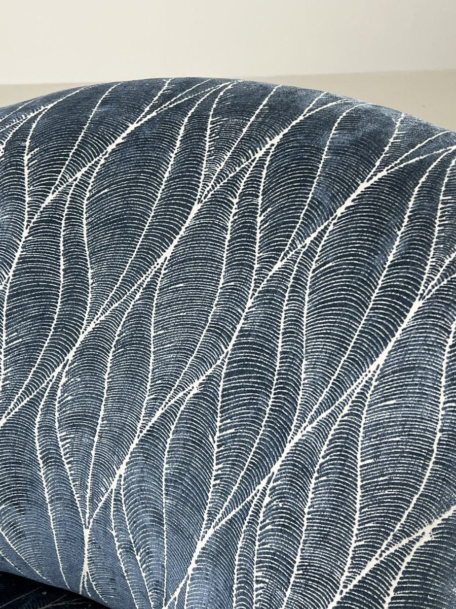 Fauteuils Français Bergères Bleu Antique-photo-2