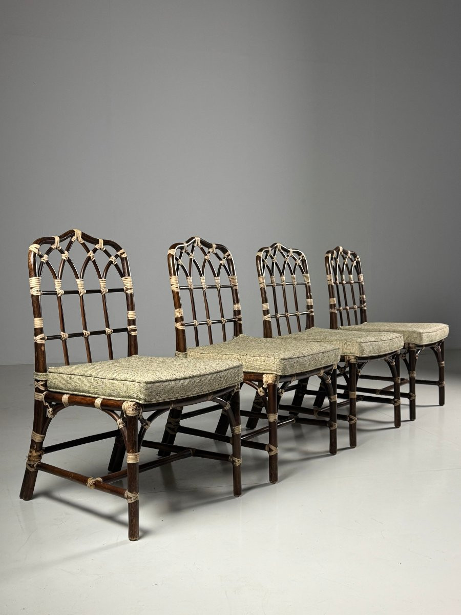 Chaises De Salle à Manger Vintage (ensemble De 4)-photo-4