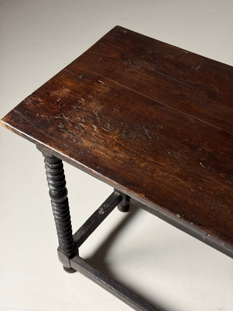 Table d'Appoint Espagnole 18ème Siècle Antique-photo-4