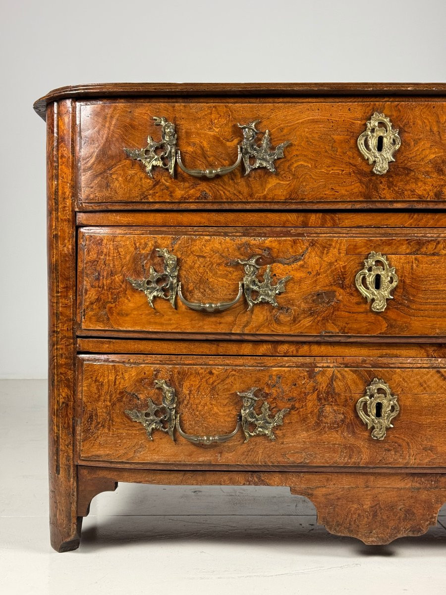 Commode Française 18ème Siècle En Orme-photo-2