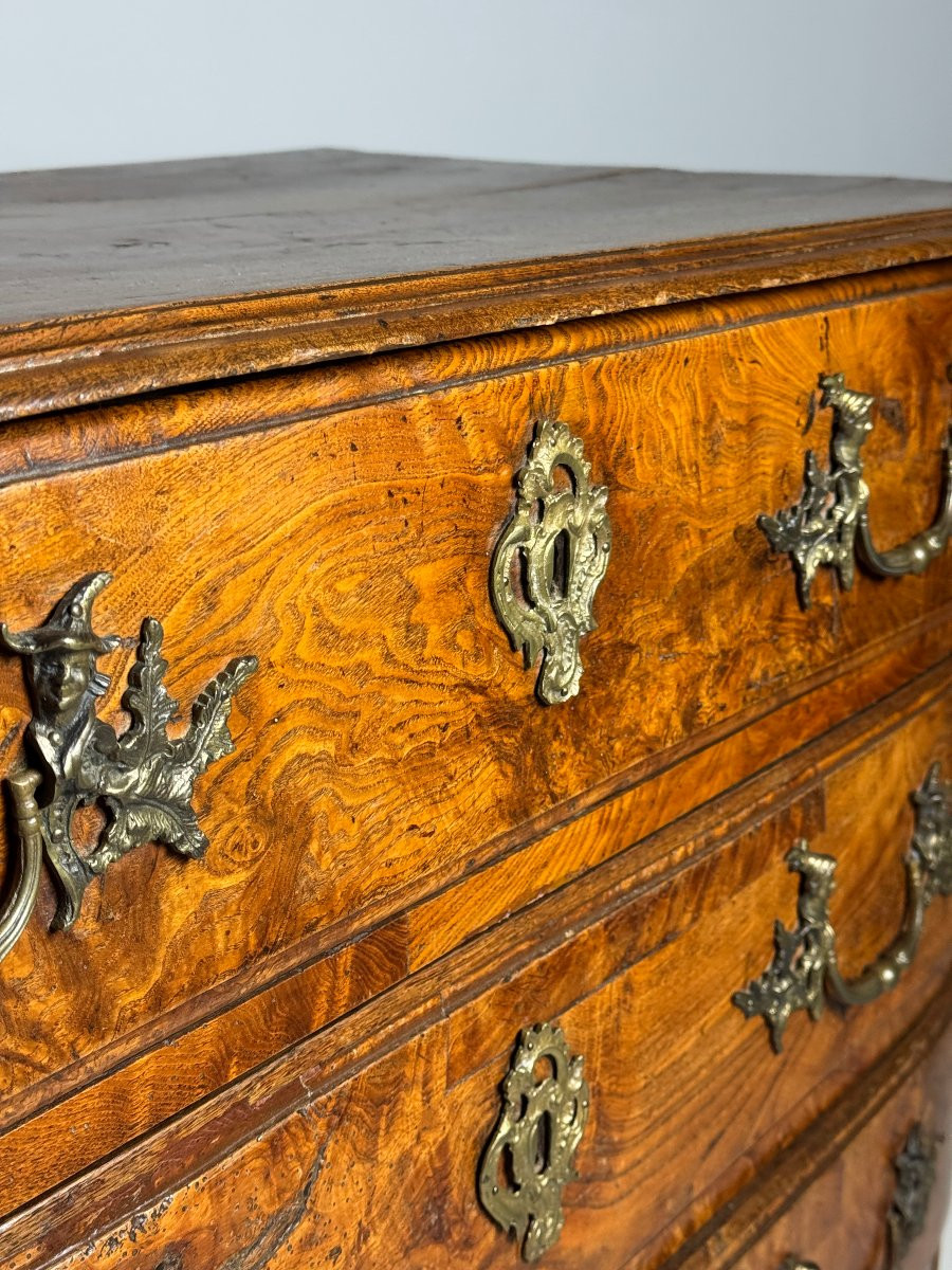 Commode Française 18ème Siècle En Orme-photo-1