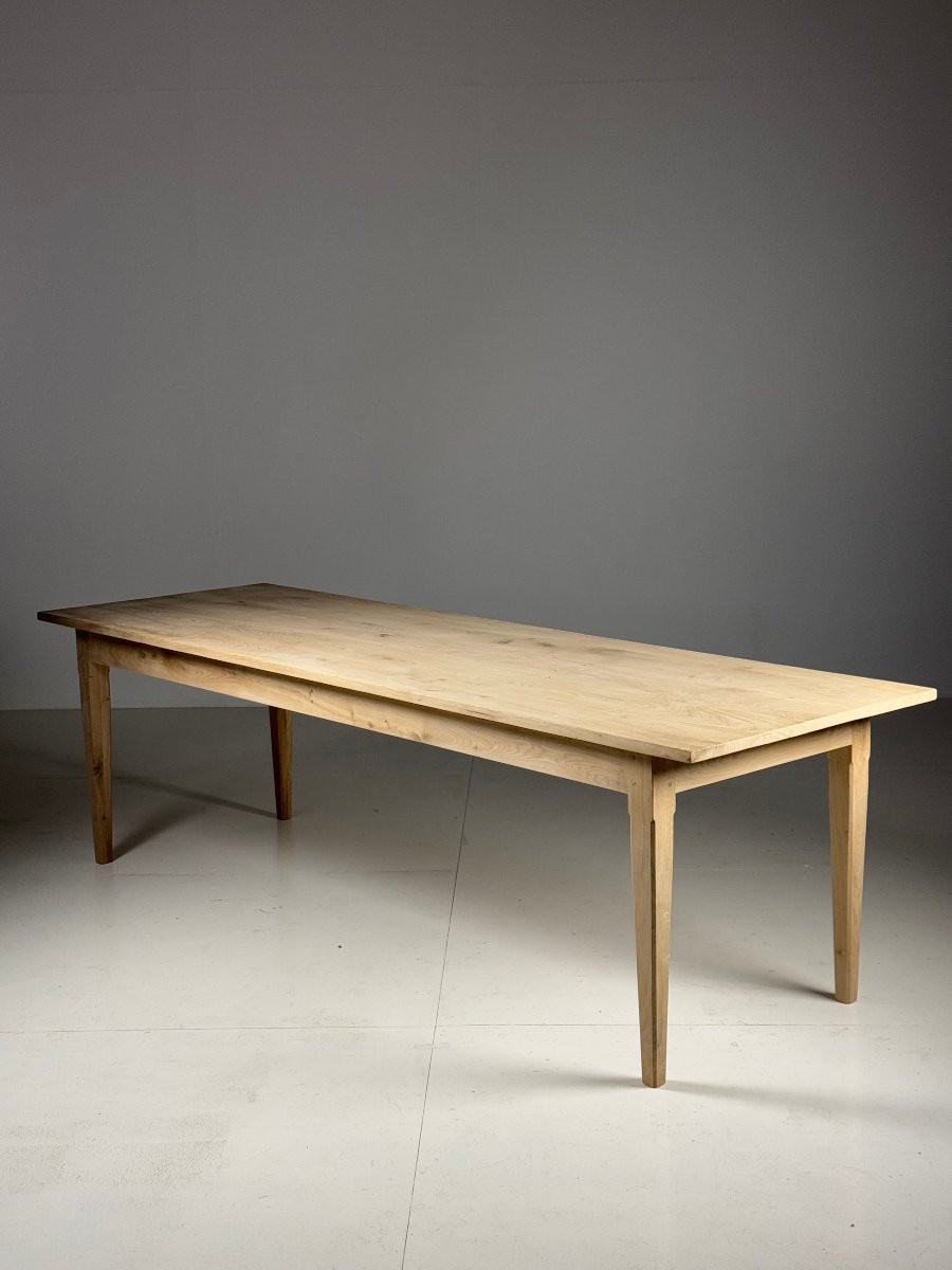  Table De Salle à Manger En Chêne 270cm-photo-3