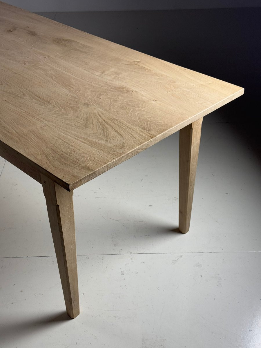  Table De Salle à Manger En Chêne 270cm-photo-7