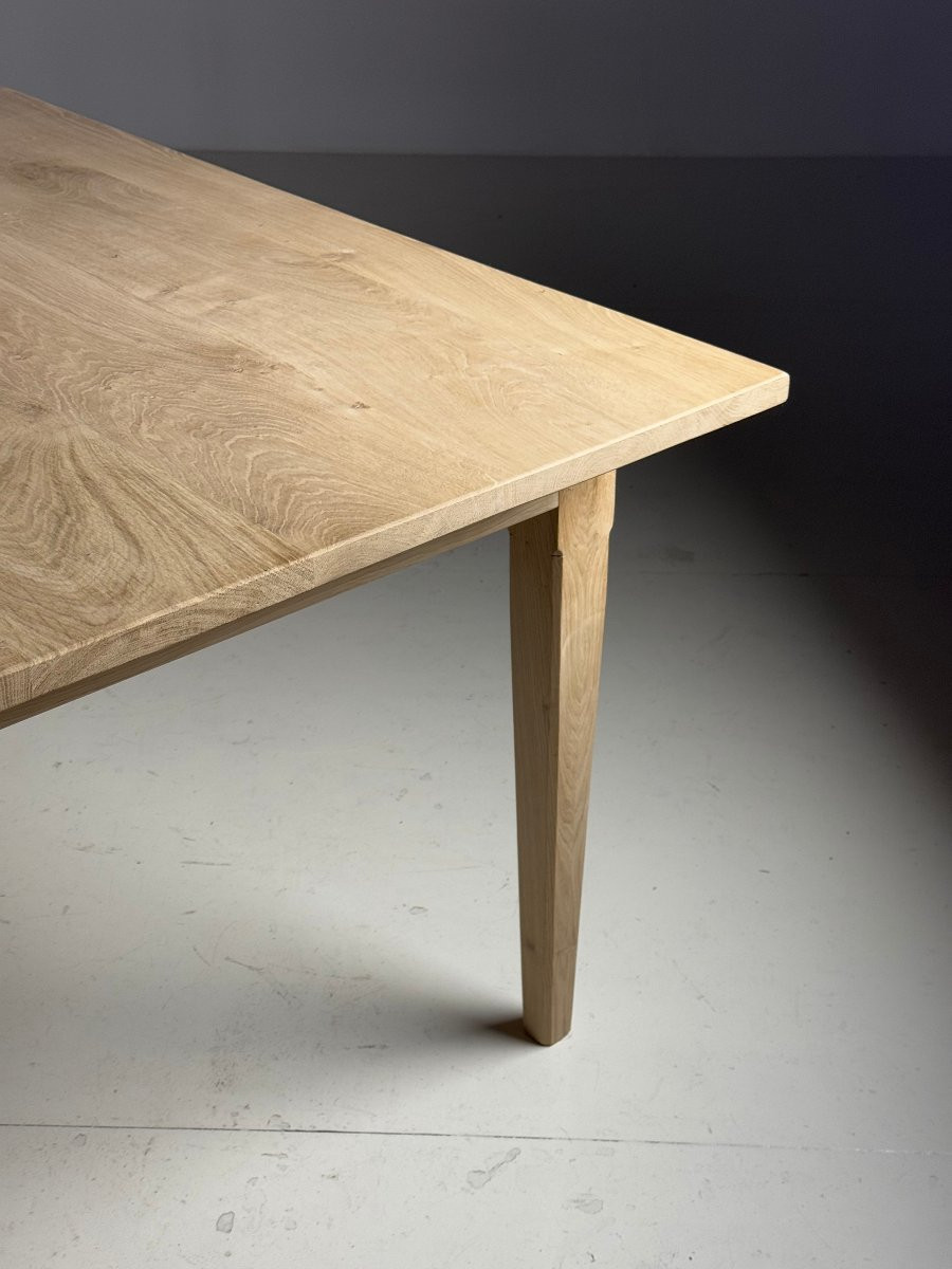  Table De Salle à Manger En Chêne 270cm-photo-8