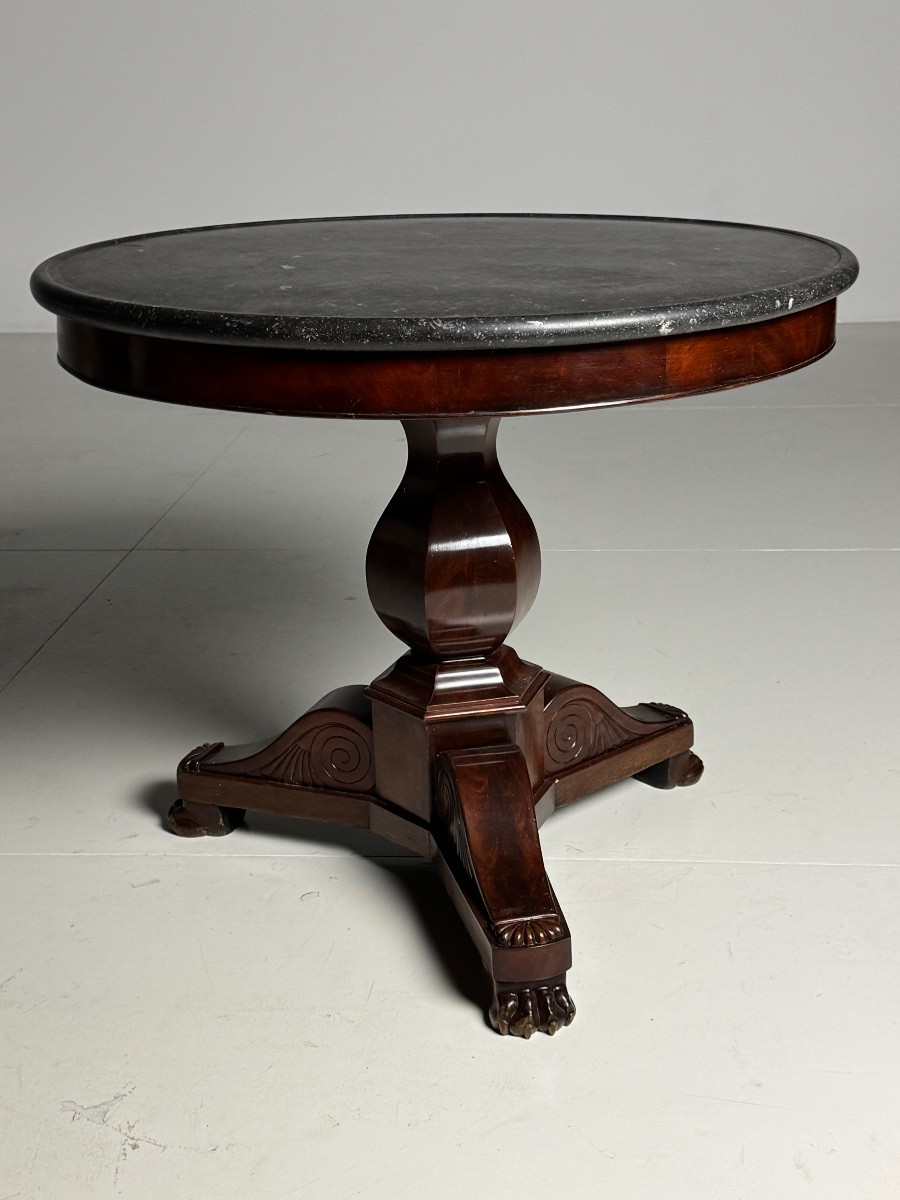Table Charles X en Acajou-photo-6