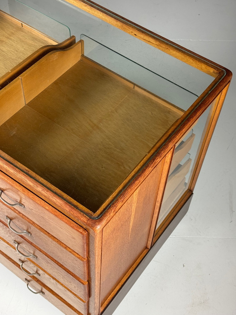 Vitrine d'armoire de magasin milieu du 20e siècle-photo-2