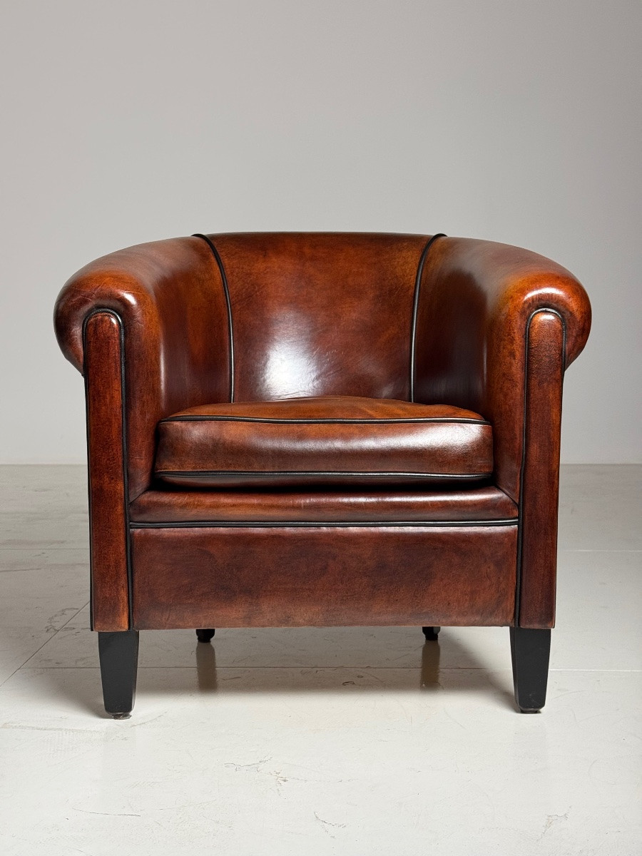 Fauteuils en peau de mouton classique-photo-3