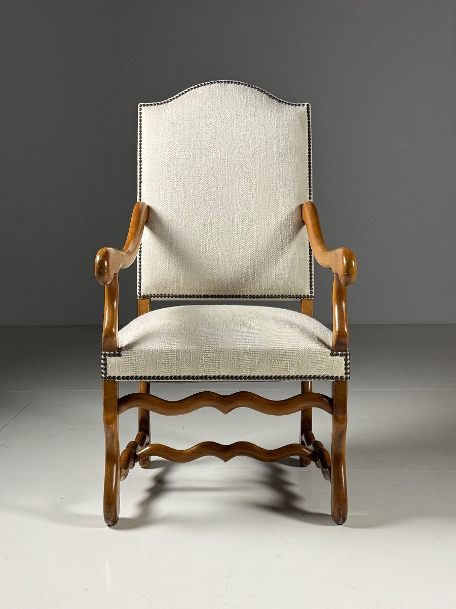 Set Of 2 Sheep Bone Armchairs-photo-2