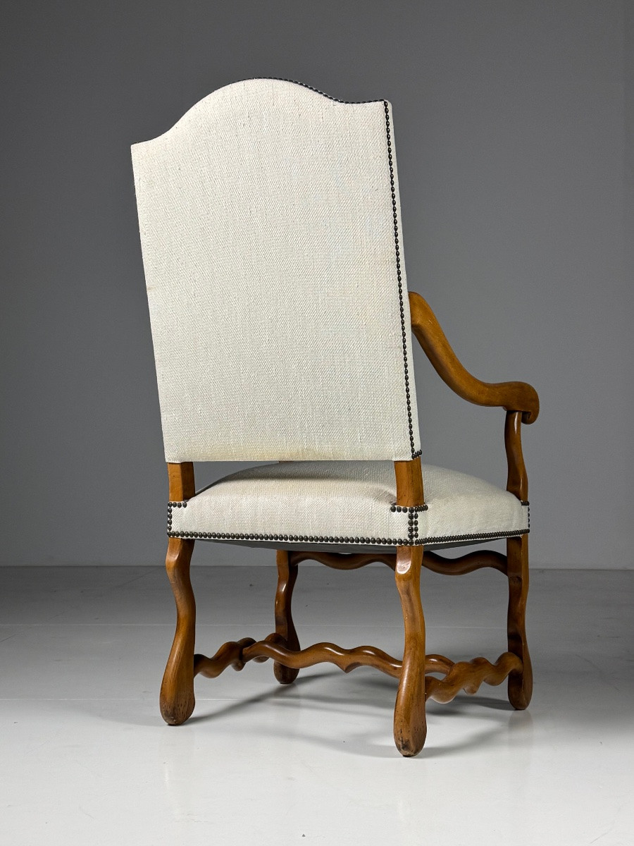 Set Of 2 Sheep Bone Armchairs-photo-3
