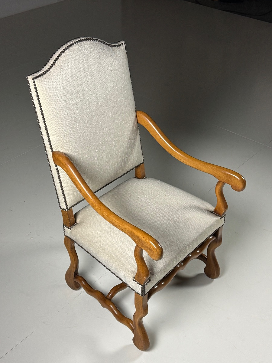 Set Of 2 Sheep Bone Armchairs-photo-4