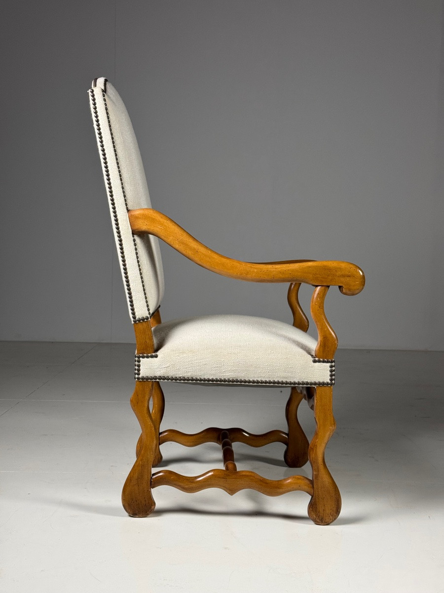Set Of 2 Sheep Bone Armchairs-photo-6