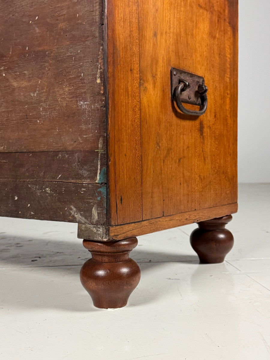 Commode de campagne Anglais 19ème siècle-photo-2