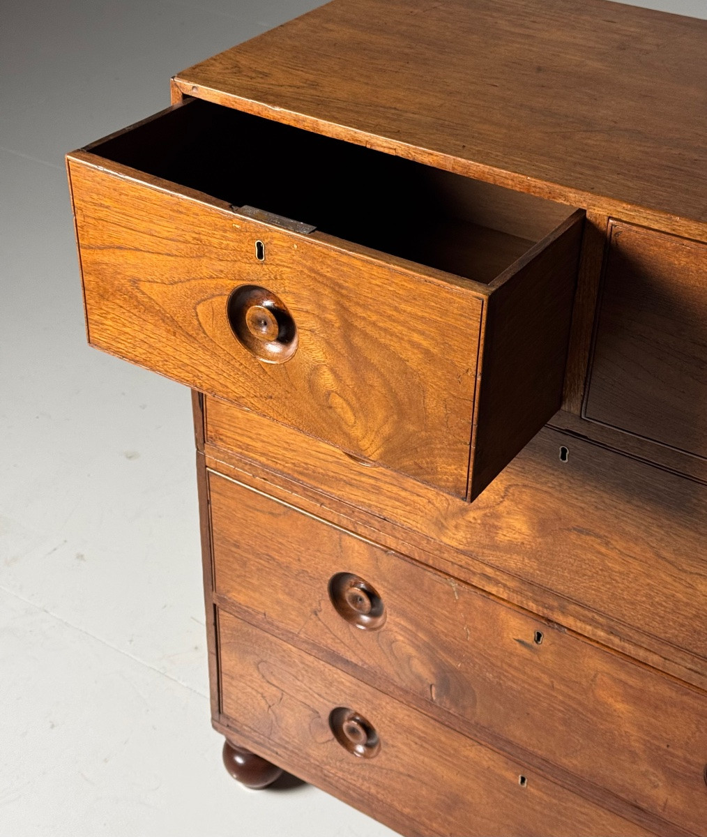 Commode de campagne Anglais 19ème siècle-photo-4