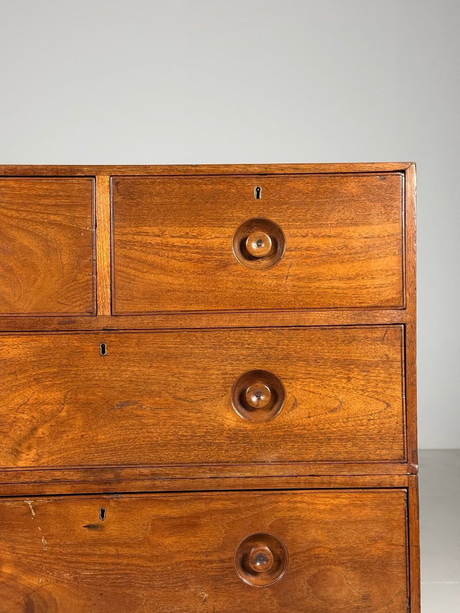 Commode de campagne Anglais 19ème siècle-photo-1