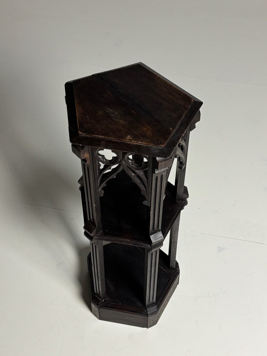 19th Century French Gothic Style Column-photo-3