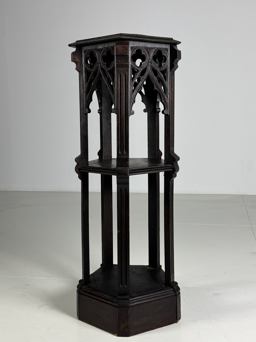 19th Century French Gothic Style Column-photo-8