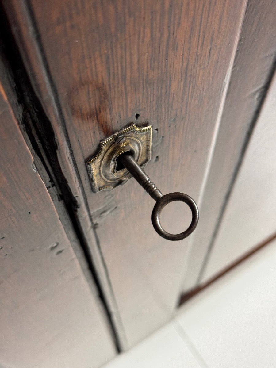 Armoire anglaise en chêne 19ème siècle-photo-3
