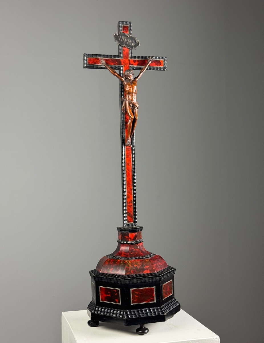 19th Century Tortoise Crucifix