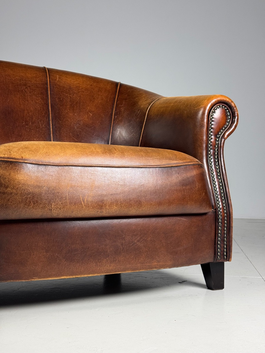 Canapé en peau de mouton -photo-4