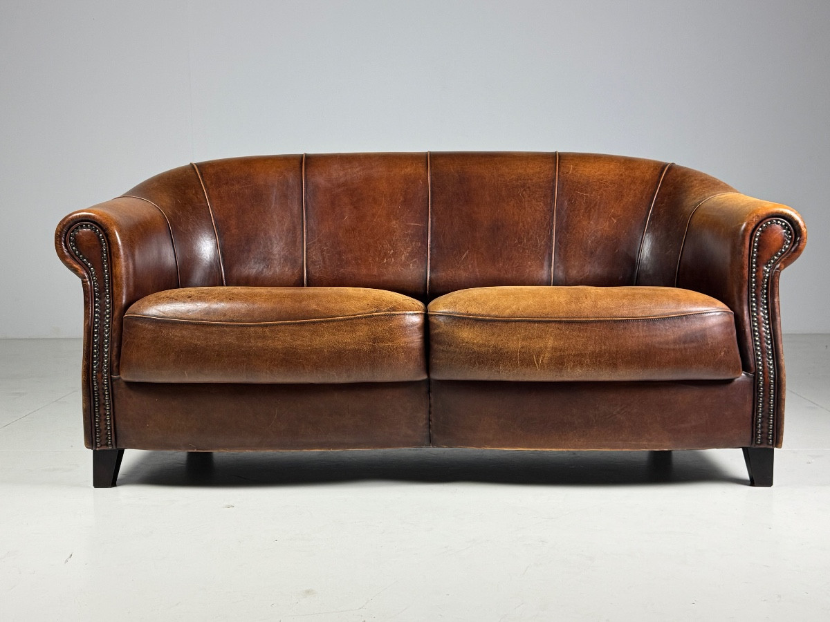 Canapé en peau de mouton 