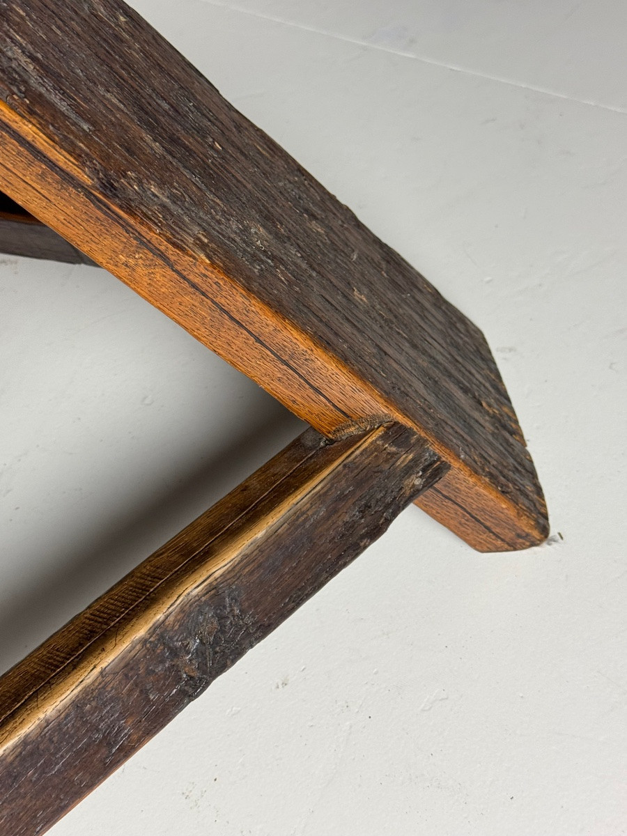 Table de salle à manger rustique hollandaise des années 1960-photo-6