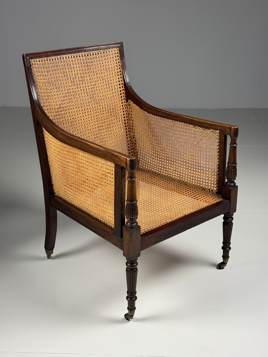 English Library Chair George IV Mahogany 1825-photo-2