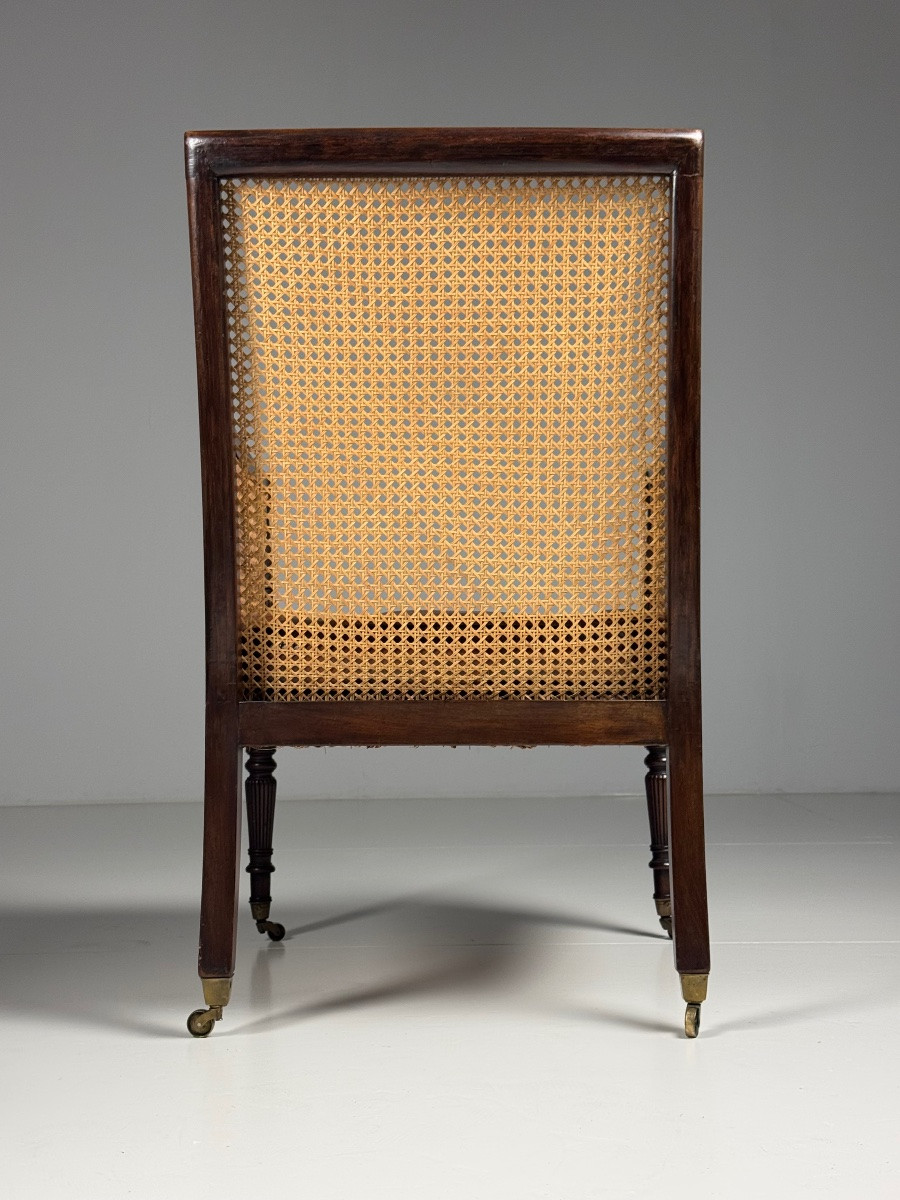 English Library Chair George IV Mahogany 1825-photo-3