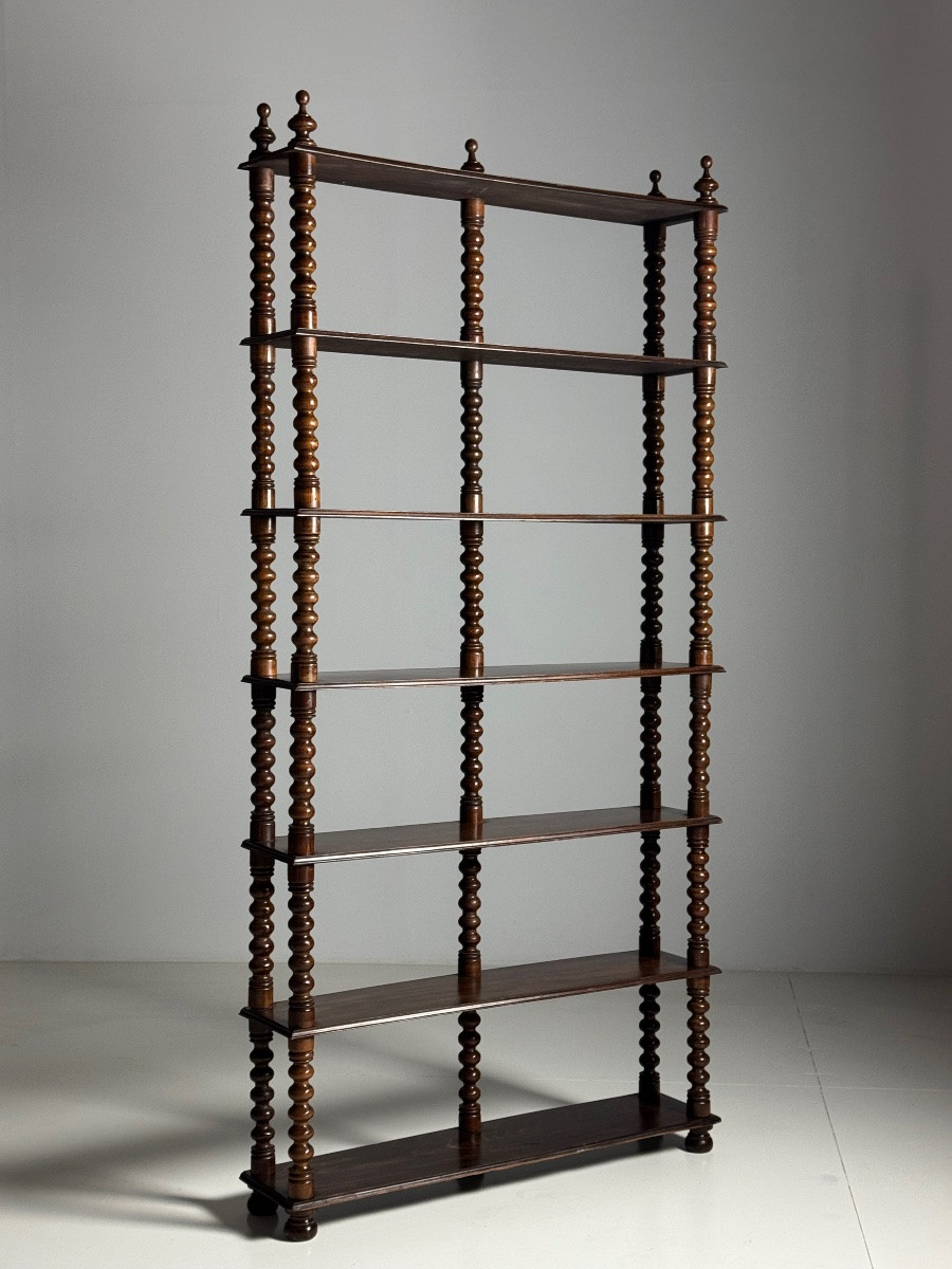 Antique French Reel Bookcase-photo-7