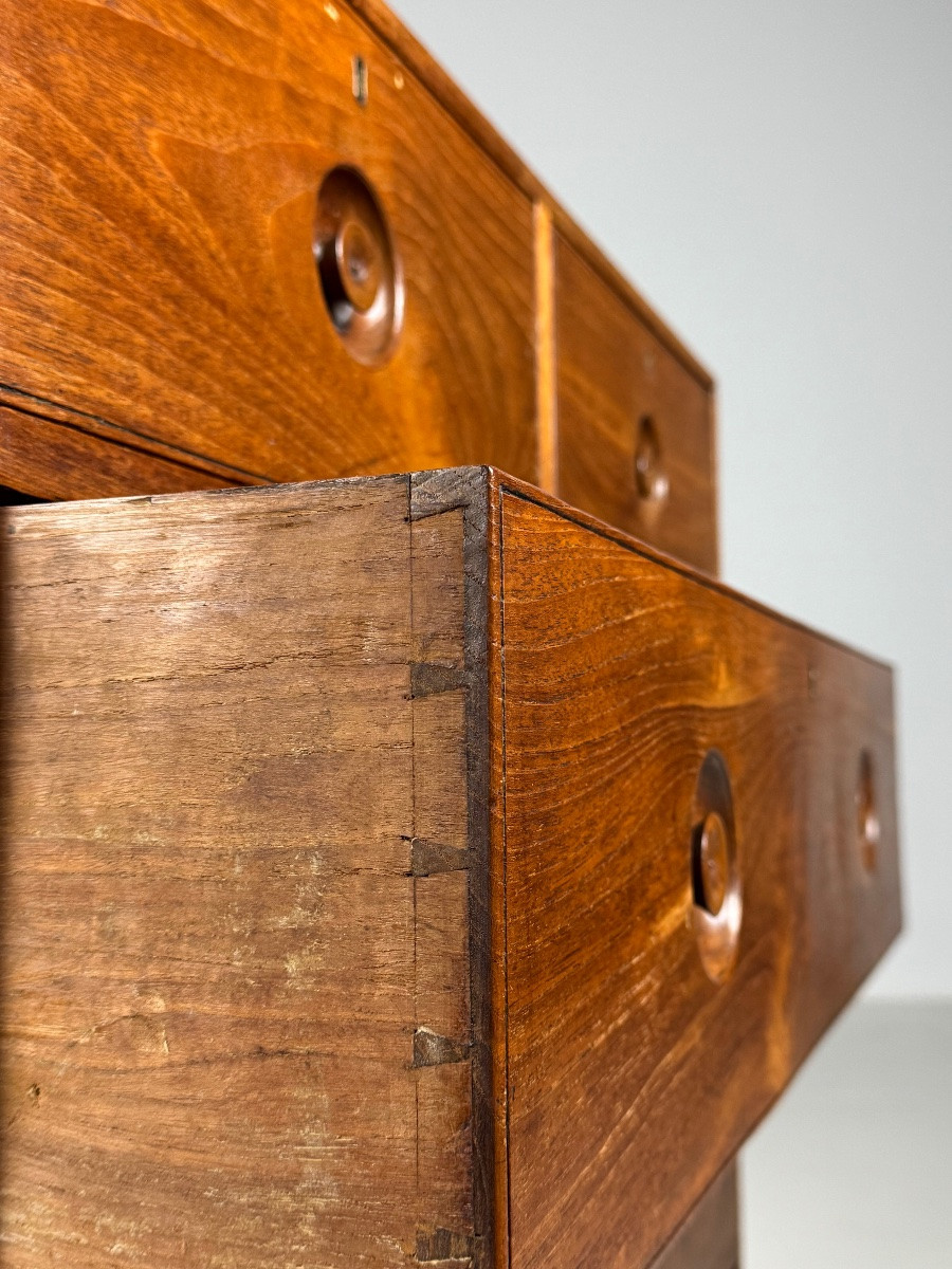 19th Century English Country Chest Of Drawers-photo-3