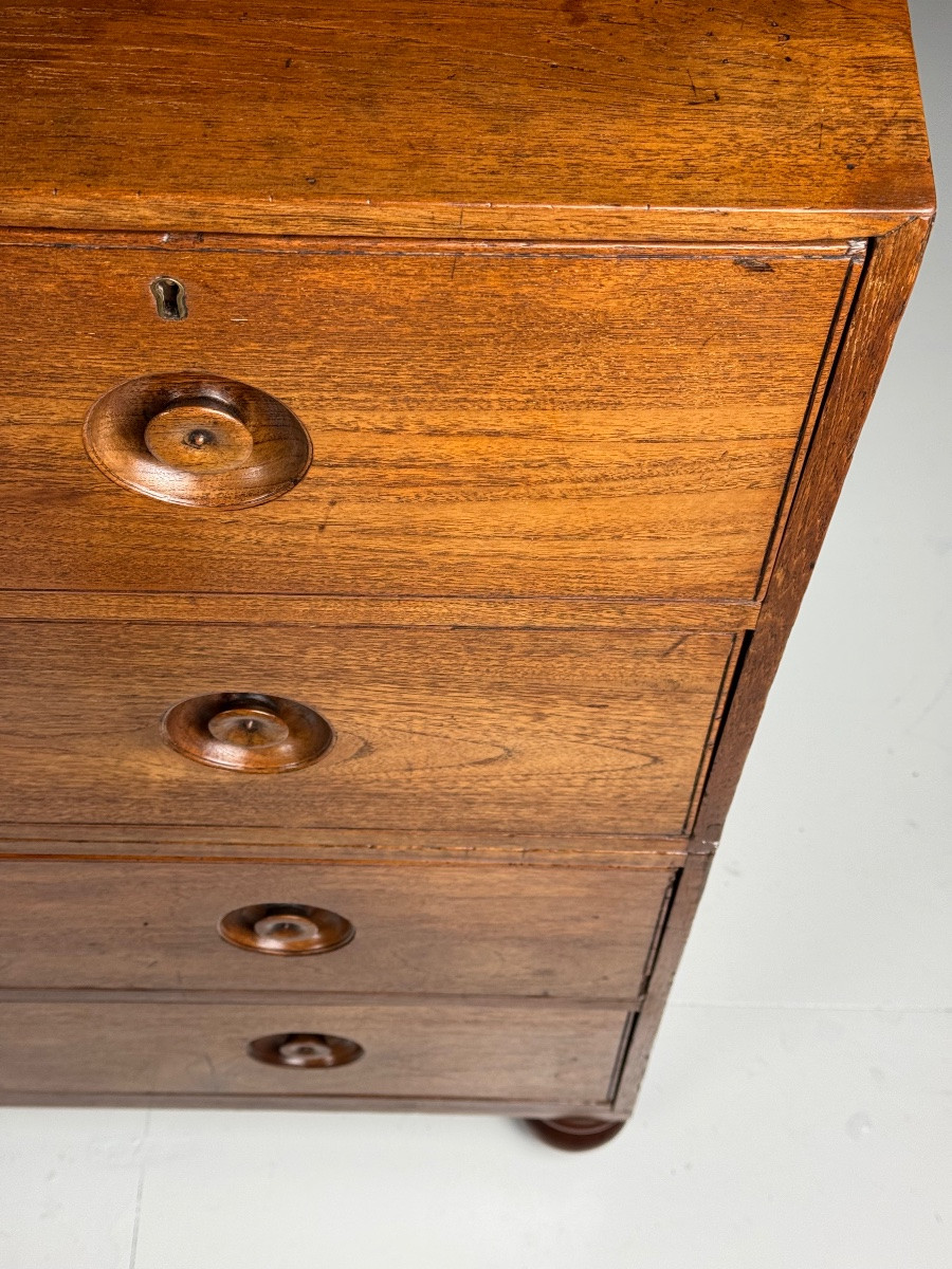 19th Century English Country Chest Of Drawers-photo-5
