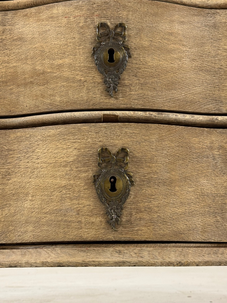 Danish Chest Of Drawers Circa 1800-1820 In Oak-photo-3