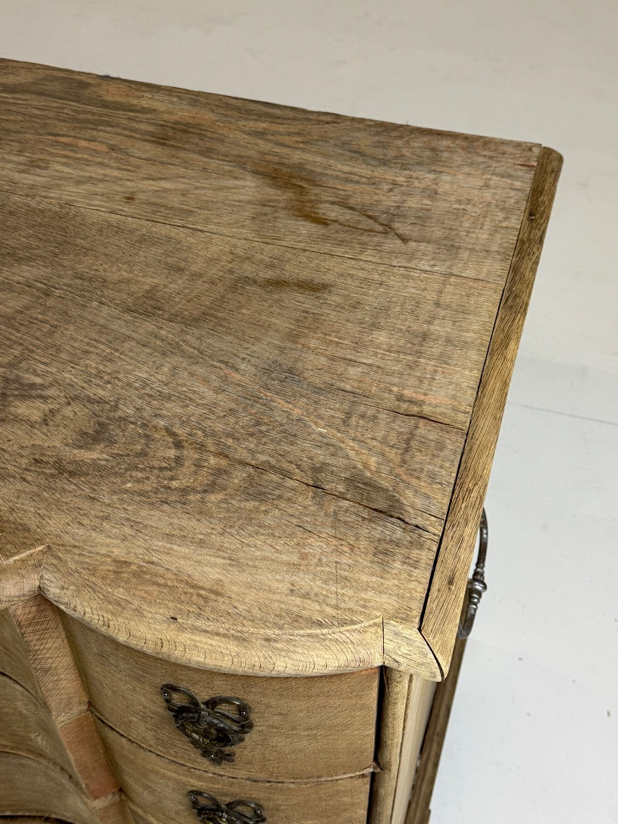 Danish Chest Of Drawers Circa 1800-1820 In Oak-photo-2