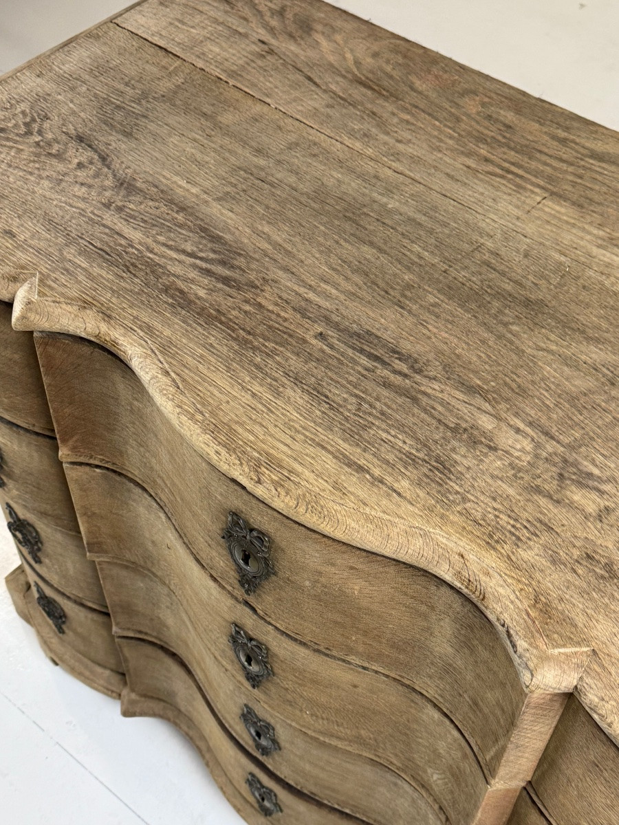 Danish Chest Of Drawers Circa 1800-1820 In Oak-photo-3