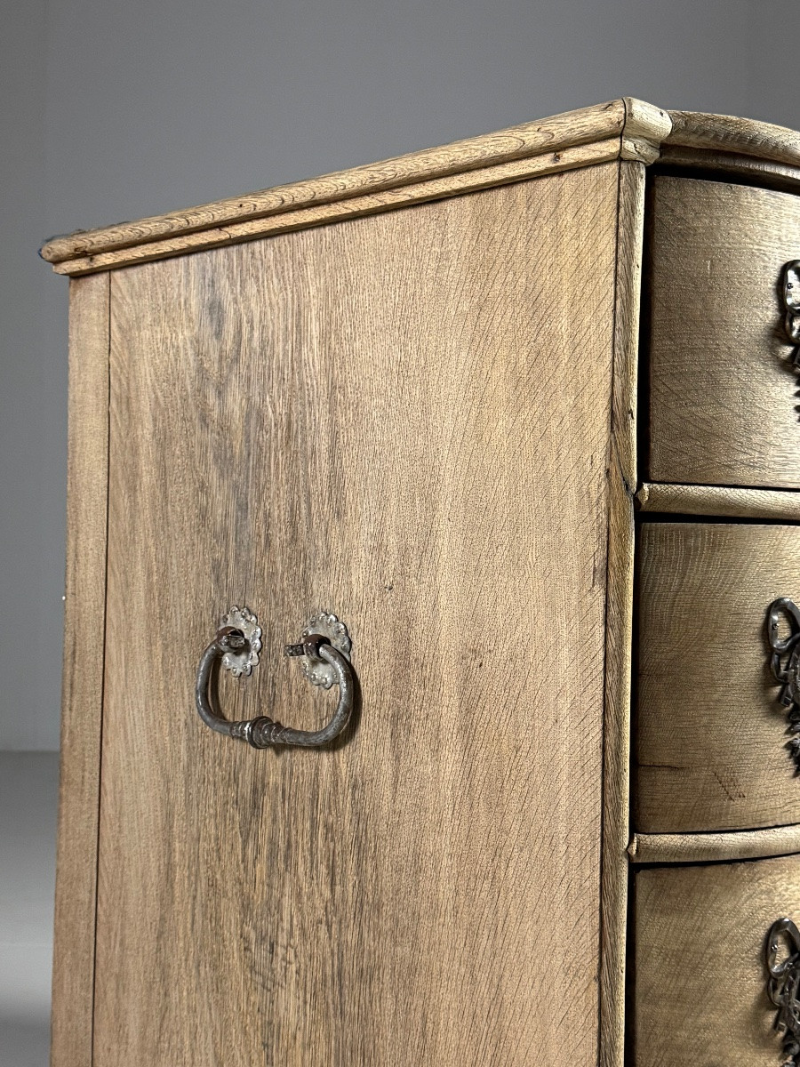 Danish Chest Of Drawers Circa 1800-1820 In Oak-photo-6