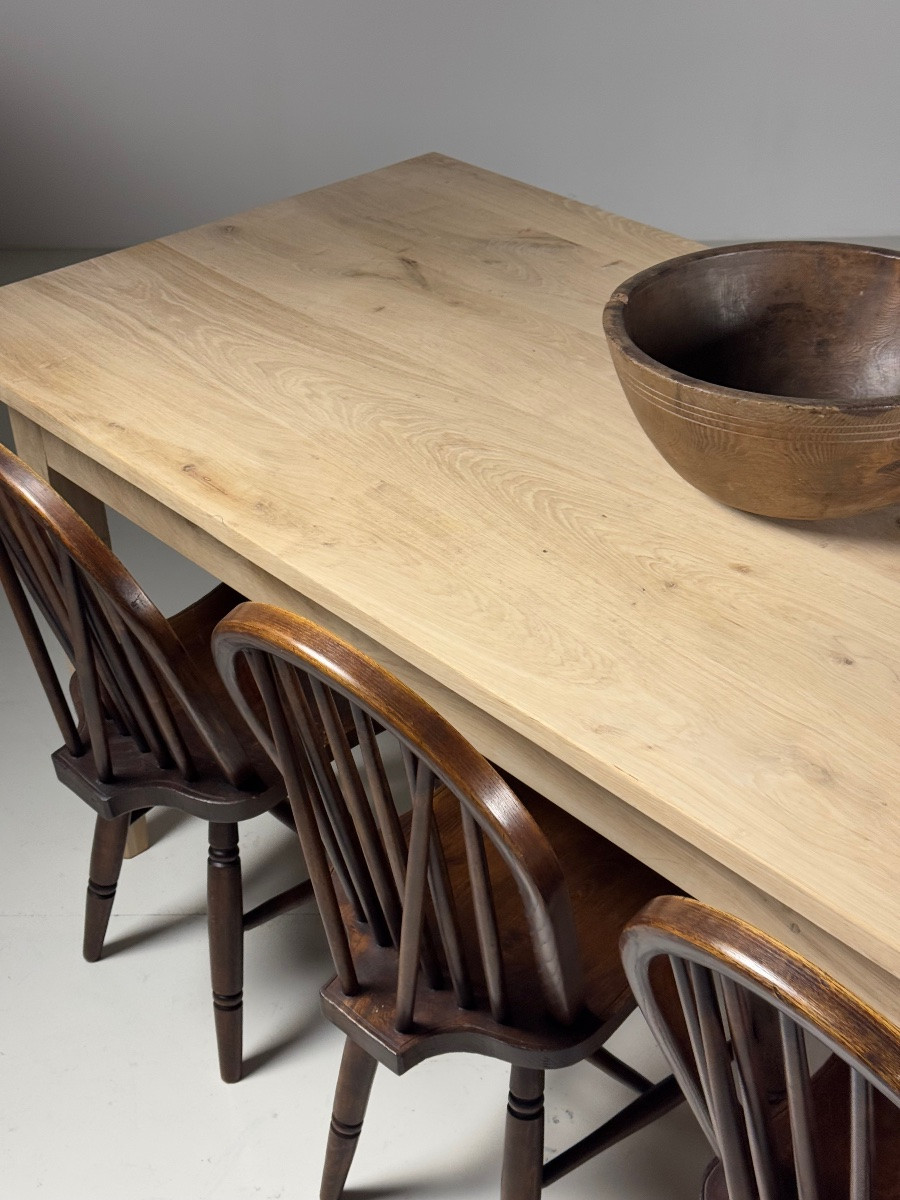 Table de salle à manger en chêne 270cm-photo-8