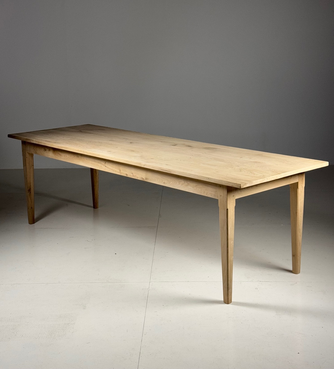 Table de salle à manger en chêne 270cm